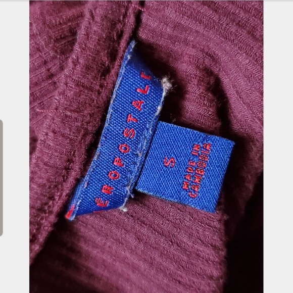 ๐ทMaroon Aeropostale Short Sleeve Body Suit๐ท - Picture 6 of 6